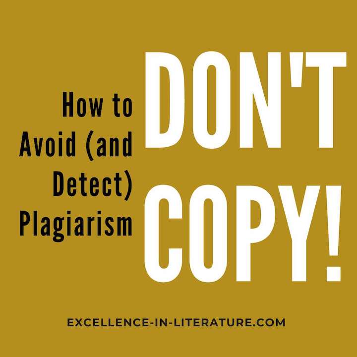 how to avoid plagiarism when writing literature review